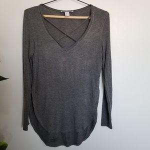 SWS essentials grey long sleeve shirt